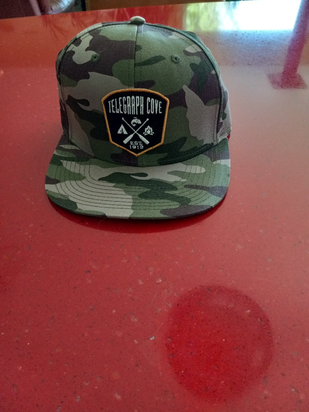 🛍️ NWT-Camouflage- Snap Back Cap- Telegraph Cove- Men's